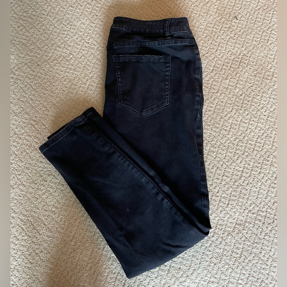 Lane Bryant black skinny jean